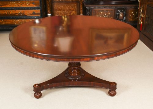 Antique William IV Circular Dining Centre Table Circa 1830 Early 19th Century
