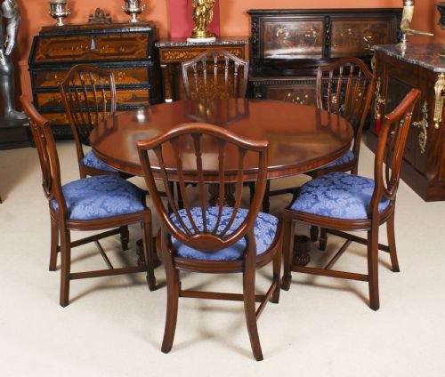 fig 3. Antique William IV Circular Dining Centre Table Circa 1830 Early 19th Century