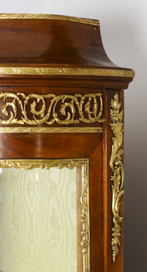 fig 5. Antique French Louis Revival Vernis Martin Display Cabinet c1880 19th C