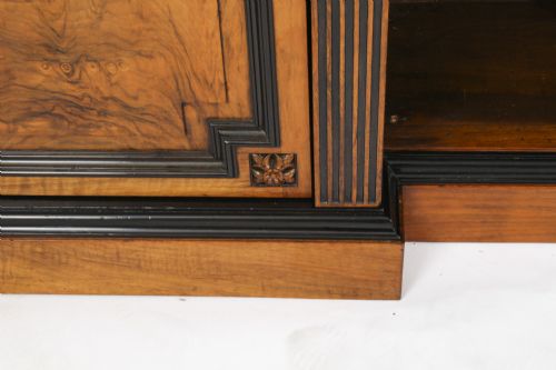 fig 8. Antique William IV Low Breakfront Bookcase Sideboard c.1835 19th Century