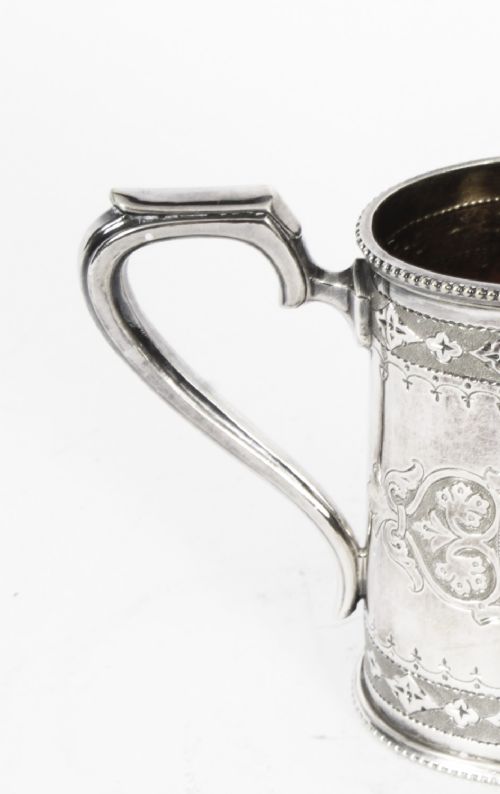 fig 3. Antique Victorian Cased Silver 3 x Coffee set Elkington 19th Century