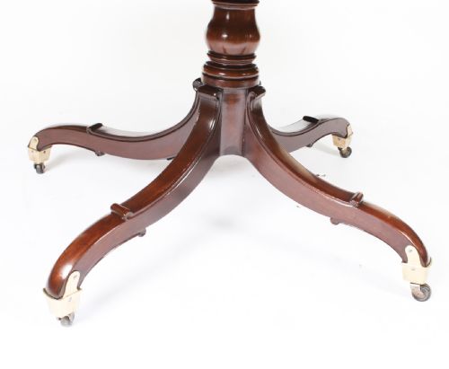 fig 5. Large Antique Irish Georgian Oval Loo / Breakfast Table C1830 19th C