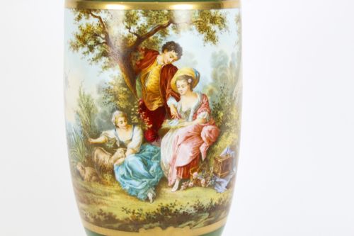 fig 2. Antique 50cm French Sevres Ormolu Mounted Porcelain Vase 19th C