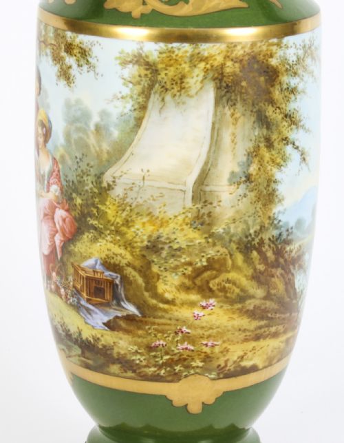 fig 6. Antique 50cm French Sevres Ormolu Mounted Porcelain Vase 19th C