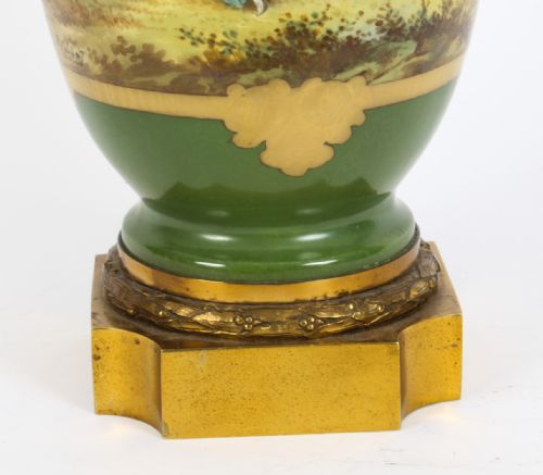 fig 7. Antique 50cm French Sevres Ormolu Mounted Porcelain Vase 19th C