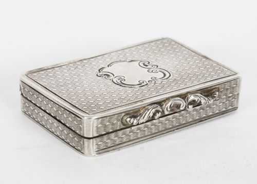 Antique Victorian Sterling Silver Vinaigrette Cronin & Wheeler 1849 19th C
