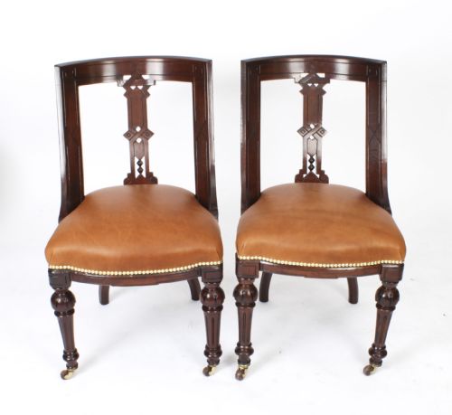 fig 1. Antique Set 14 Scottish Athenian Dining Chairs C1815 19th Century
