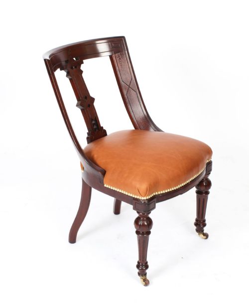 fig 4. Antique Set 14 Scottish Athenian Dining Chairs C1815 19th Century
