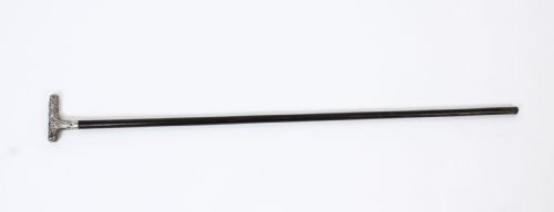 Antique Silver Ebonized Walking Cane Stick C1890 19th Century
