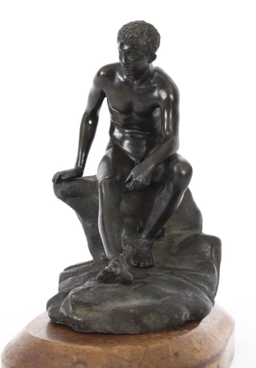 fig 3. Antique Italian Bronze Sculpture Mercury Hermes Chiurazzi & Fils 19thC