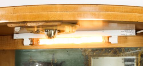 fig 5. Antique Art Deco Satinwood Cocktail Cabinet by Hille & Glassware C1920