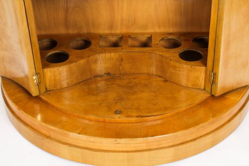 fig 8. Antique Art Deco Satinwood Cocktail Cabinet by Hille & Glassware C1920
