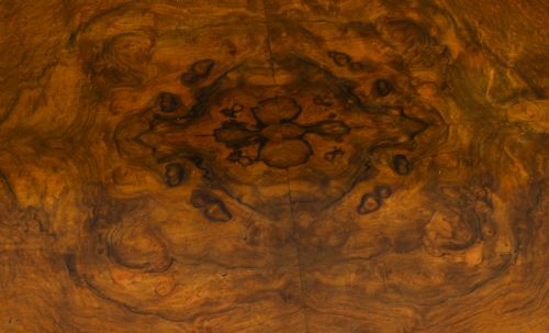fig 3. Antique Victorian Burr Walnut Oval Occasional Table 19th Century