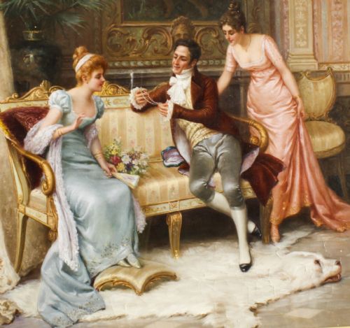 fig 3. Antique Oil Painting