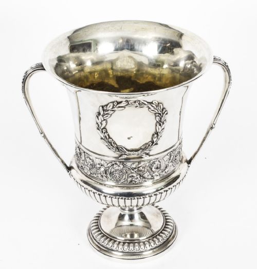 fig 1. Antique Paul Storr Sterling Silver Wine Cooler / Cup 1816 19th C
