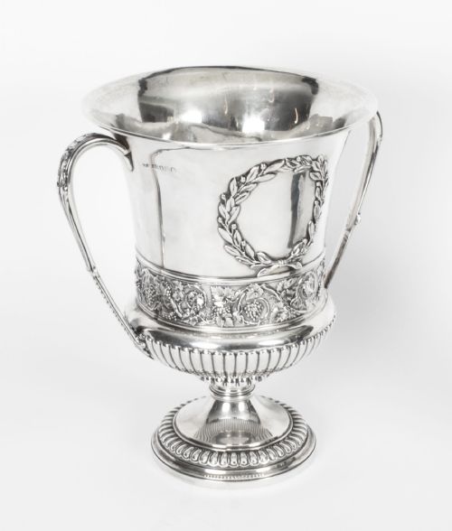 fig 2. Antique Paul Storr Sterling Silver Wine Cooler / Cup 1816 19th C
