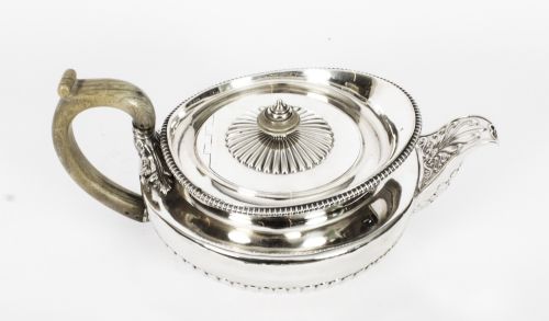 fig 5. Antique Rare Georgian Sterling Silver Teapot by Paul Storr 1817 19th Century