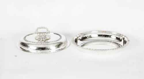 ANTIQUE PAIR ENTREE DISHES CRESSWICK C1820 19TH CENTURY - ADDITIONAL PHOTO 11