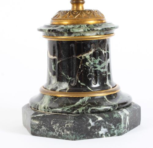 ANTIQUE PAIR FRENCH GRAND TOUR SILVERED BRONZE PEDESTAL URNS C1860 19TH C - ADDITIONAL PHOTO 29