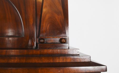 ANTIQUE BIEDERMEIER SECRETAIRE CHEST SECRETAIRE ABATTANT19TH C - ADDITIONAL PHOTO 7