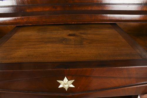 ANTIQUE BIEDERMEIER SECRETAIRE CHEST SECRETAIRE ABATTANT19TH C - ADDITIONAL PHOTO 14