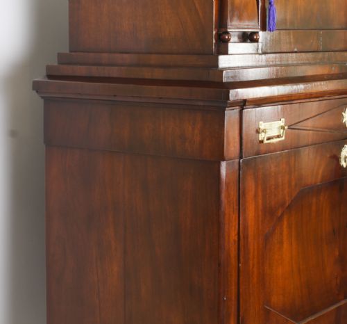 ANTIQUE BIEDERMEIER SECRETAIRE CHEST SECRETAIRE ABATTANT19TH C - ADDITIONAL PHOTO 23