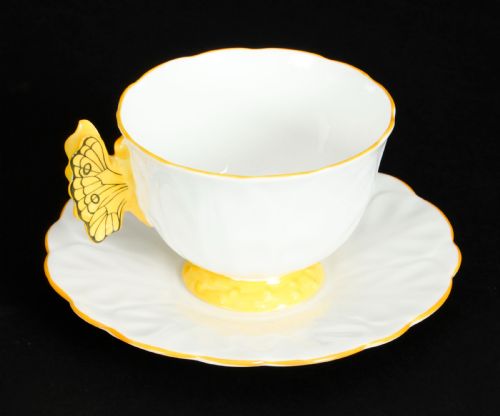 fig 2. Antique Art Deco Aynsley Bone China Butterfly Tea Set C1920