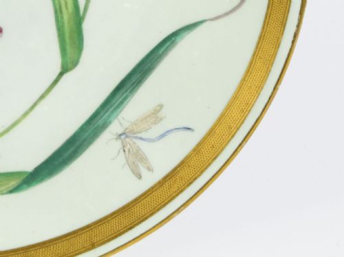 fig 3. Antique Minton Aesthetic Movement Porcelain Cabinet Plate 19th C