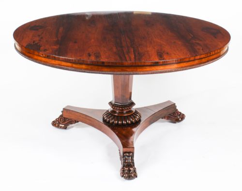 Antique William IV Centre Breakfast Table by Gillows C1830 19th C

