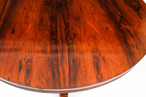 fig 3. Antique William IV Centre Breakfast Table by Gillows C1830 19th C
