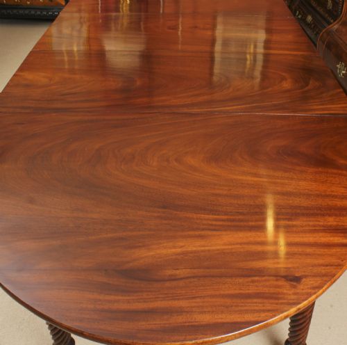 fig 7. Antique 10ft Regency Concertina Action Dining Table C1820 19th C