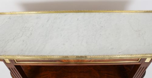 fig 3. Antique French Directoire Buffet Sideboard Serving Table 19th C