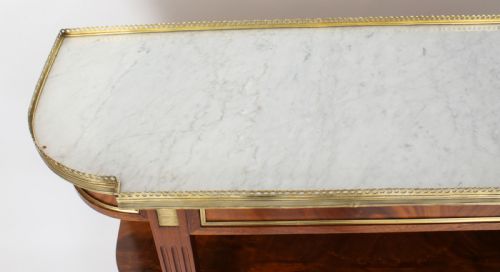 fig 4. Antique French Directoire Buffet Sideboard Serving Table 19th C