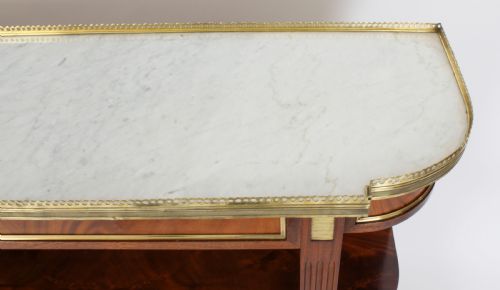 fig 5. Antique French Directoire Buffet Sideboard Serving Table 19th C