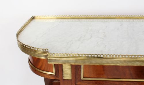 fig 6. Antique French Directoire Buffet Sideboard Serving Table 19th C