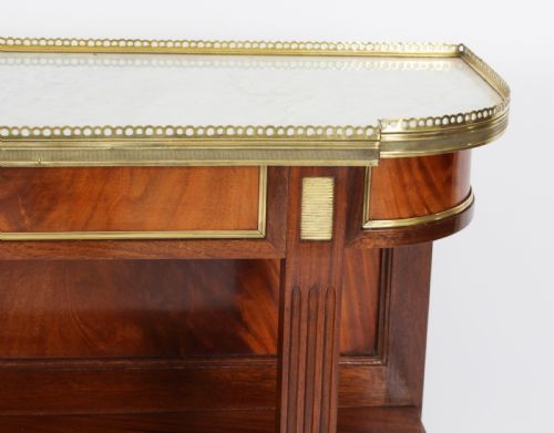 fig 8. Antique French Directoire Buffet Sideboard Serving Table 19th C