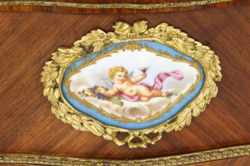 fig 2. Antique French Sevres Porcelain Ormolu Mounted Jardiniere 19th Century