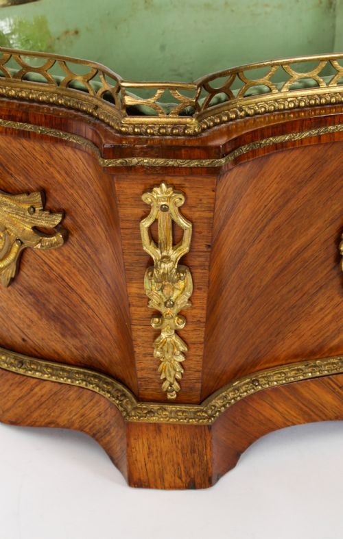 fig 3. Antique French Sevres Porcelain Ormolu Mounted Jardiniere 19th Century