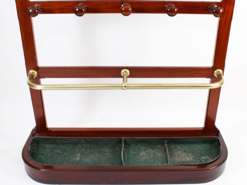 ANTIQUE VICTORIAN HALL UMBRELLA COAT STAND C1860 19TH CENTURY - ADDITIONAL PHOTO 9