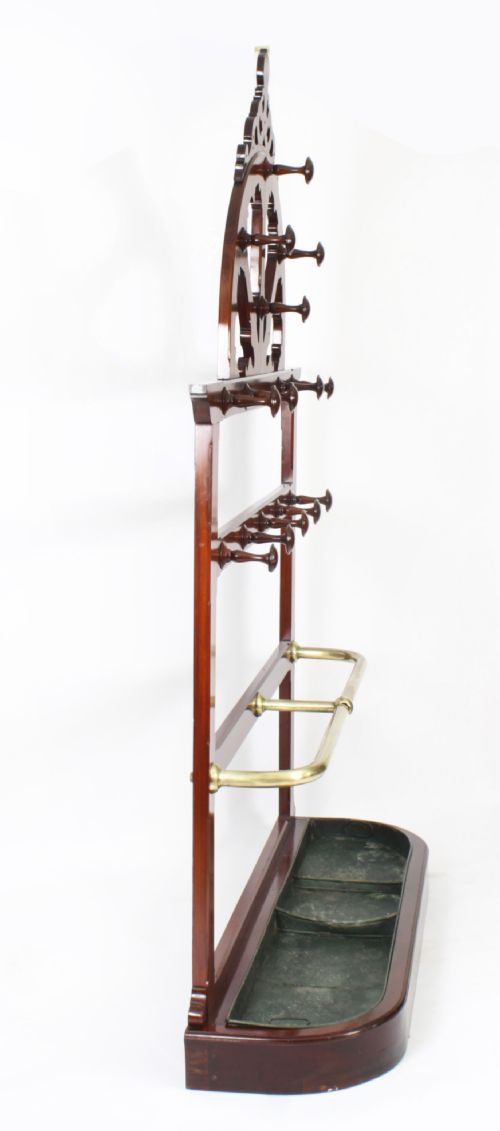 ANTIQUE VICTORIAN HALL UMBRELLA COAT STAND C1860 19TH CENTURY - ADDITIONAL PHOTO 15