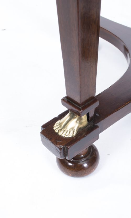 fig 5. Antique French Empire Marble & Ormolu Occasional Table c.1830