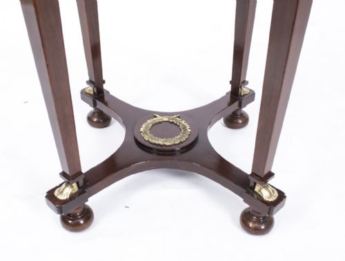 fig 7. Antique French Empire Marble & Ormolu Occasional Table c.1830