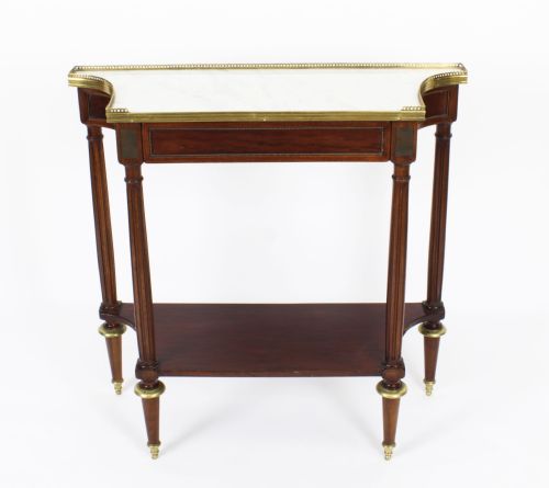 fig 1. Antique French Directoire Console Side Table C1840 19th C