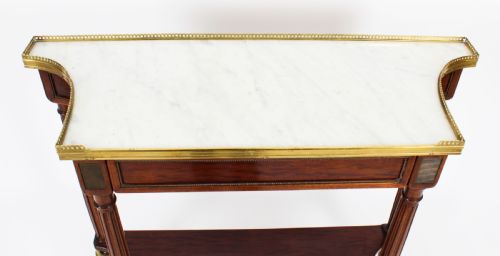 fig 2. Antique French Directoire Console Side Table C1840 19th C