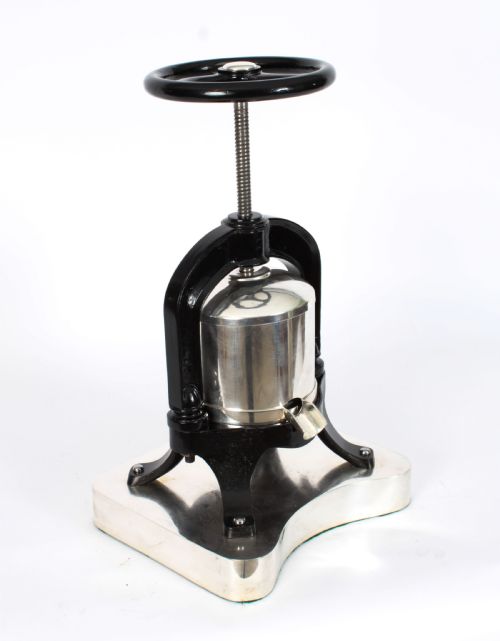 Antique Rare French Silver Plated Duck Press 20th Century
