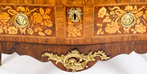 fig 7. Antique French Louis XVI Marquetry Commode Chest 18th C