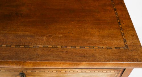 fig 3. Antique George III Sheraton Painted Chest Drawers Late18th Century
