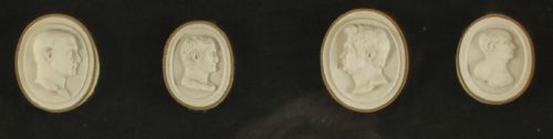 fig 3. Antique Pair Box Framed Grand Tour Giovanni Liberotti Intaglios 19th C
