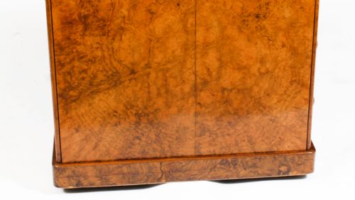 ANTIQUE VICTORIAN BURR WALNUT PARTNERS PEDESTAL DESK 19TH C - ADDITIONAL PHOTO 23