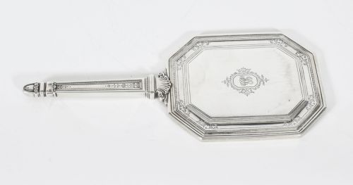 Antique Sterling Silver Tiffany & Co Hand Mirror Circa 1900
